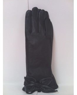 Дамски ръкавици естествена кожа Черни S